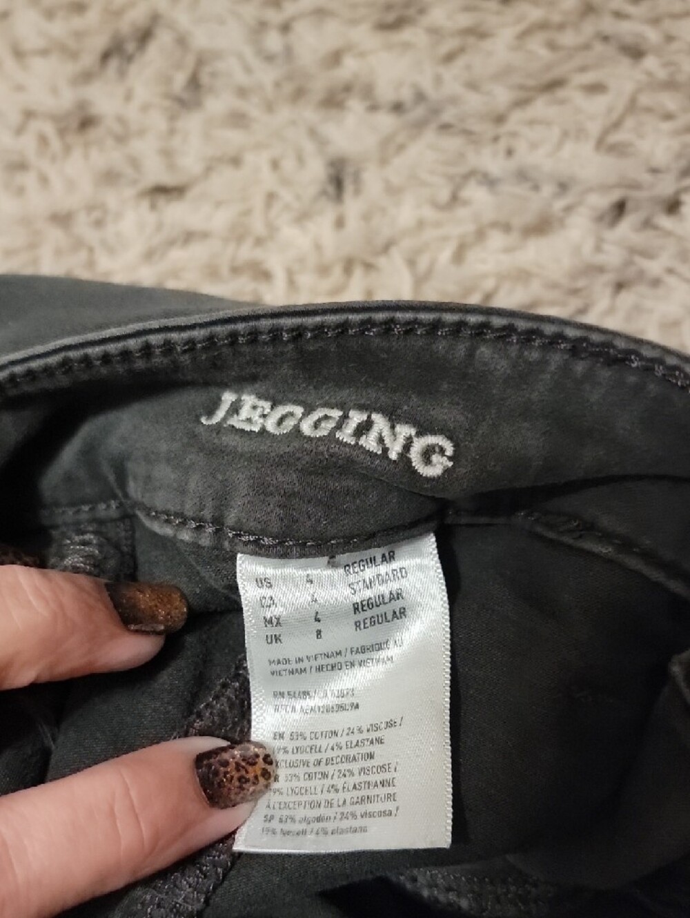 American Eagle Outfitters Black Super Stretch Pants - Picture 3 of 7
